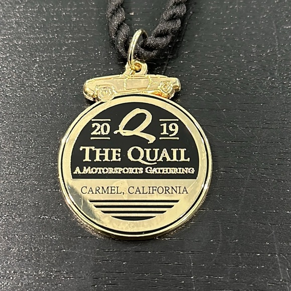 Quail Motorsports 2019 Gold Metal Medallion - Picture 2 of 4